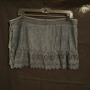 Vintage Juicy Couture denim miniskirt
